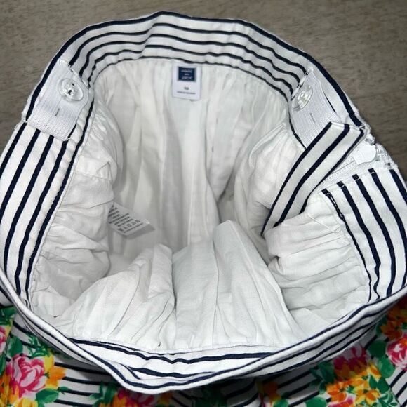 Janie & Jack Striped Floral Boarder Skirt in Midsummer Garden, Girls 10 - Picture 10 of 14
